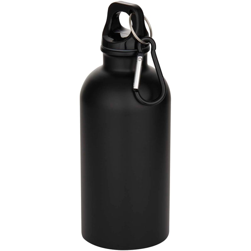 Oregon Matte Rcs Recycled Single Wall Stainless Steel Water Bottle With Carabiner - 400ml