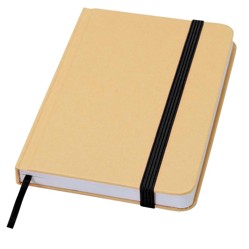 Reed A6 Recycled Hard Cover Notebook With Plain Pages