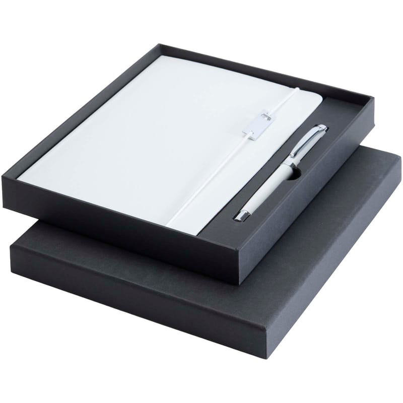 Legato Elegance A5 Hard Cover Notebook and Rollerball Pen Set
