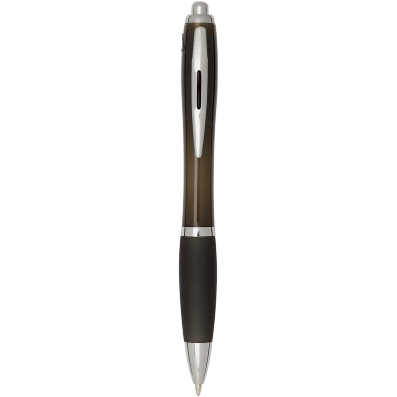 Nash Rcs Recycled Plastic Ballpoint Pen With Coloured Barrel and Grip
