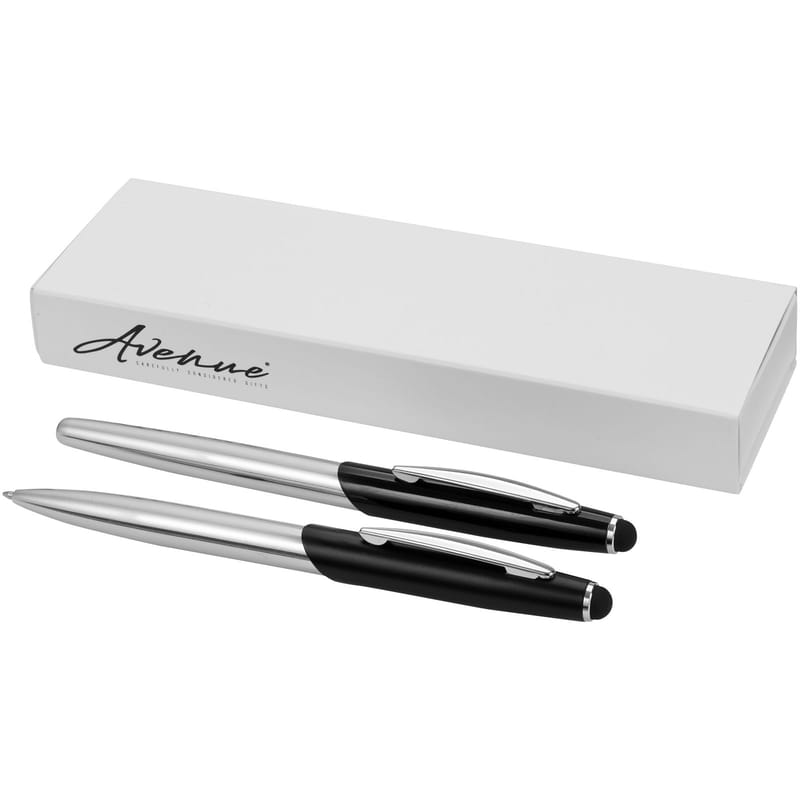 Geneva Stylus Ballpoint Pen and Rollerball Pen Set 
