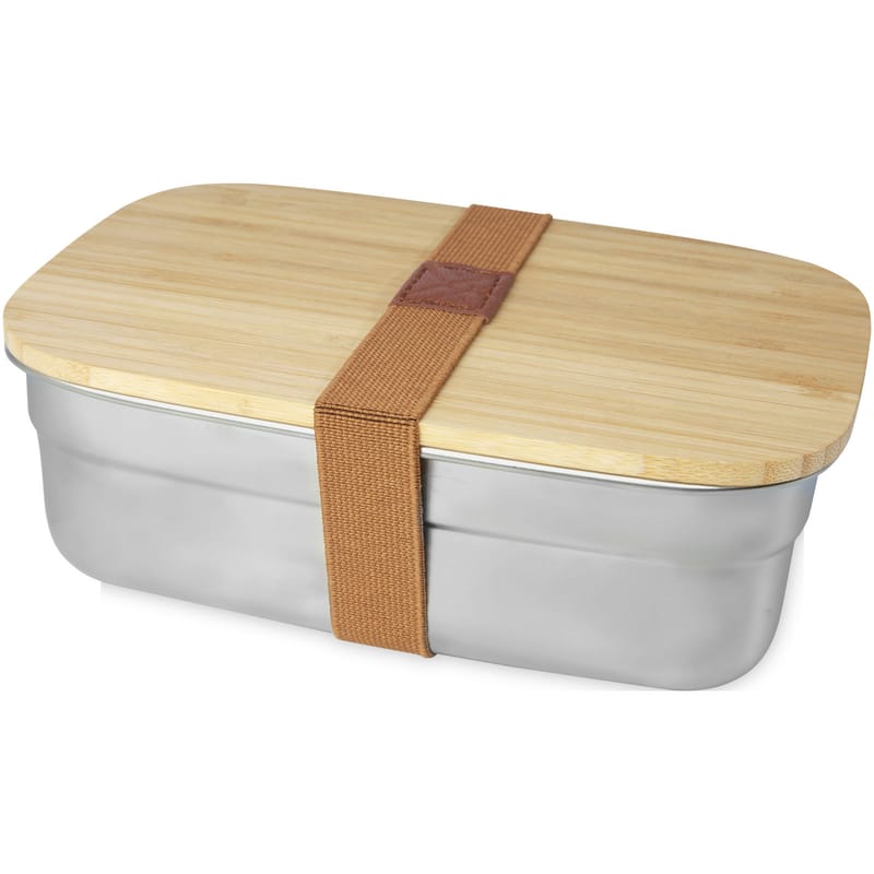 Tite Stainless Steel Lunch Box With Bamboo Lid - 700ml