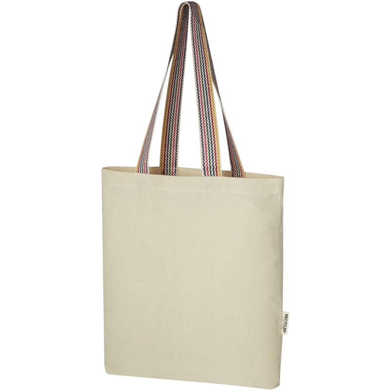 Rainbow Recycled Cotton Tote Bag 5L