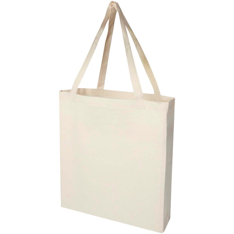Madras Grs Recycled Cotton Gusset Tote Bag 12L