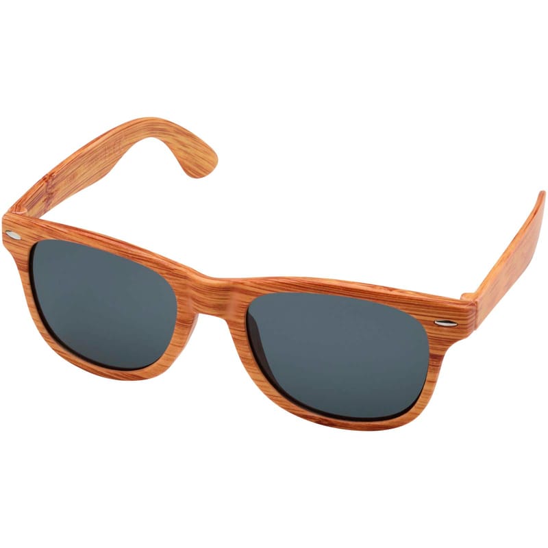Mira Wood-Look Sunglasses