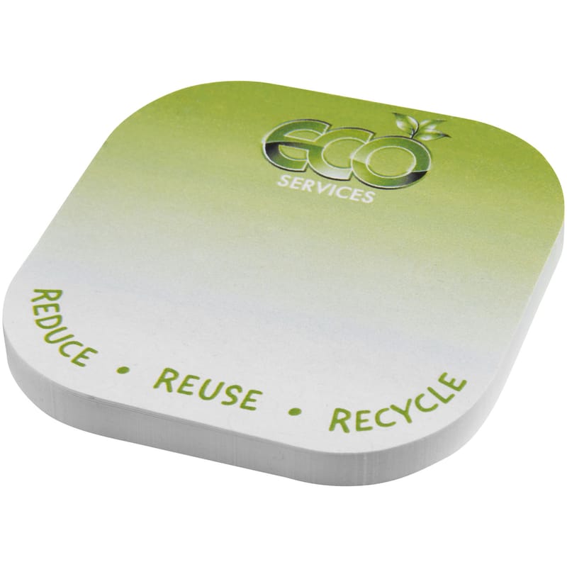 Sticky-Mate Square-Shaped Recycled Sticky Notes With Rounded Corners