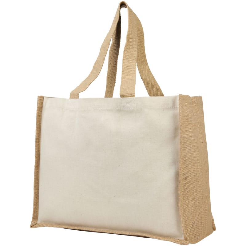 Varai Canvas and Jute Shopping Tote Bag 23L