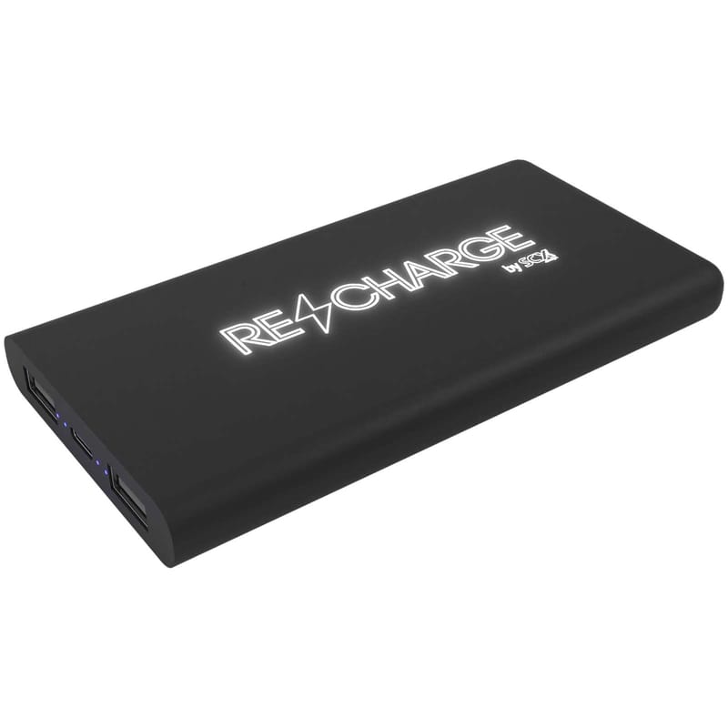 Scx.Design P40 10.000 Mah Light-Up Wireless Rubber Power Bank