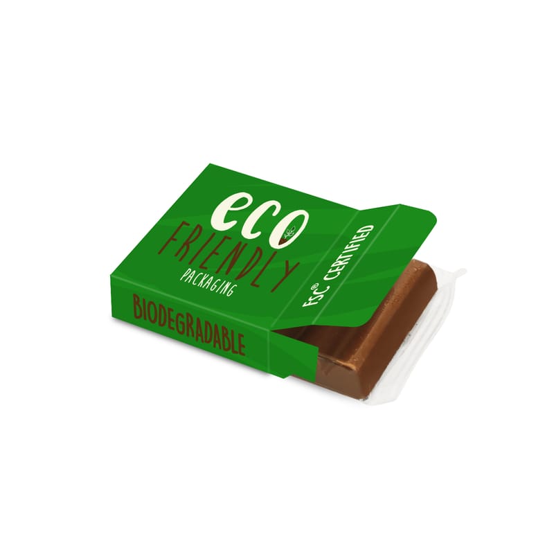 Eco Range - Eco 3 Baton Bar Box - Milk Chocolate