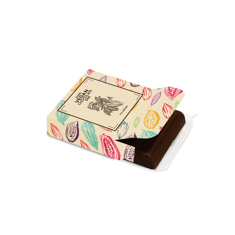 Eco Range - Eco 3 Baton Bar Box - Vegan Dark Chocolate - 70% Cocoa