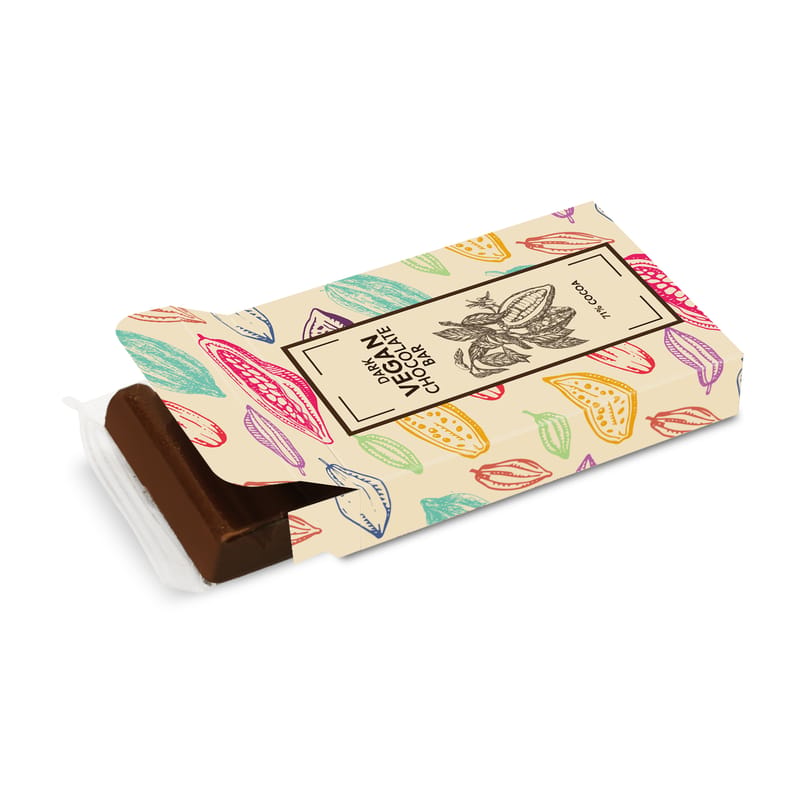 Eco Range - Eco 6 Baton Bar Box - Vegan Dark Chocolate - 70% Cocoa