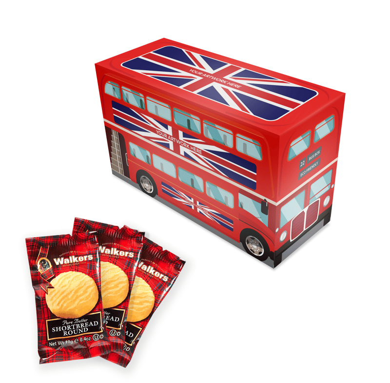 Eco Range - Eco Bus Box - Mini Shortbread Biscuits  x5