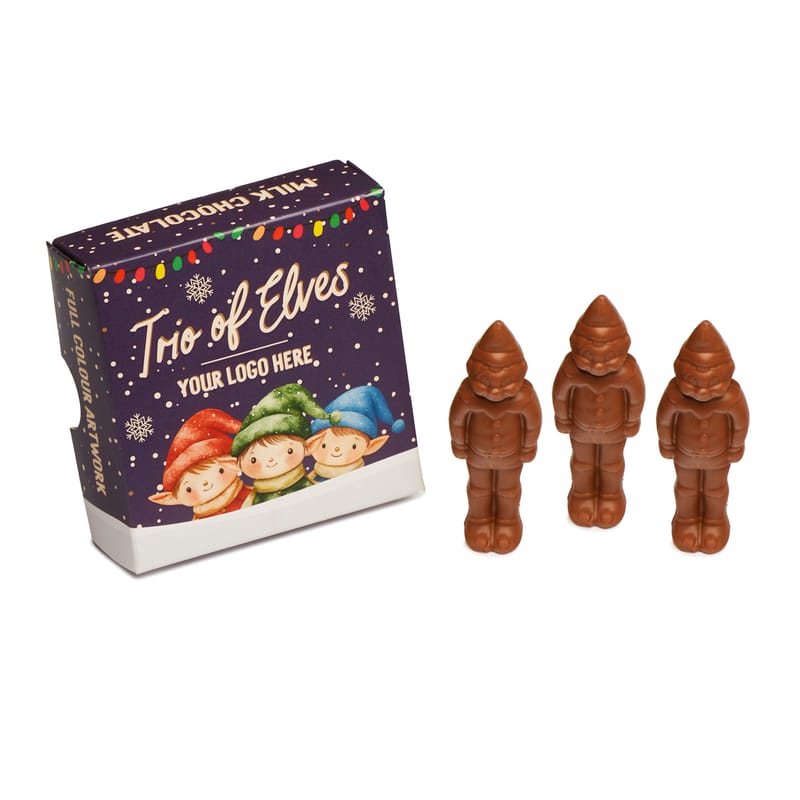 Winter Collection 25 - Eco Treat Box - Trio of Elves